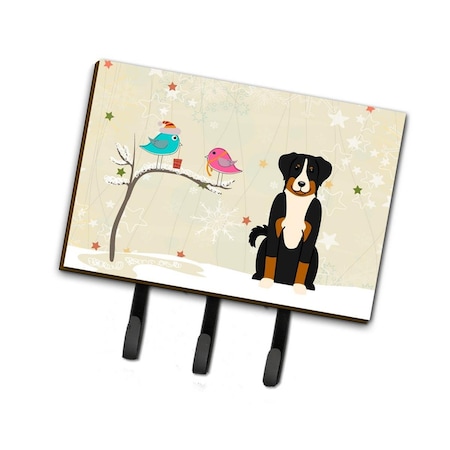 Carolines Treasures Christmas Presents Between Friends Appenzeller Sennenhund Leash or Key Holder BB2515TH68